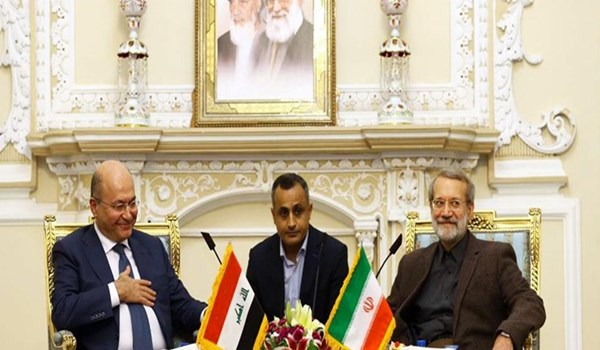 لاريجاني: الحاقدون فشلوا في هزيمة العراق الجديد