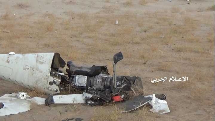 إسقاط طائرة تجسس للعدوان قبالة نجران
