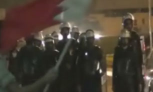 تظاهرات ضد خانواده سلطنتي آل خليفه + فیلم