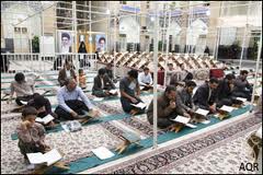 بيش از 700 جلسه ترتيل قرآن در حرم رضوي برگزار شد