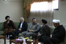 ديدار امام جمعه، استاندار و علماي آذربايجان غربي با پيريايي استاندار قم