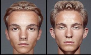 آیا صورت متقارن است؟