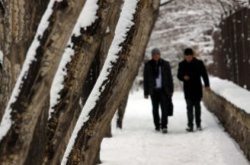بارش برف موجب تعطیلی برخی مدارس استان اردبیل شد