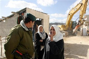 تخريب خانه فلسطينيان در بيت المقدس بدست نيروهاي صهيونيست