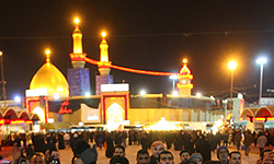 اهدای 120 خشت طلا برای بازسازی حرم امام علی توسط مردم لالی