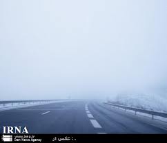 مه صبحگاهی در محورهای شهرستانهای مشهد ، درگز و قوچان