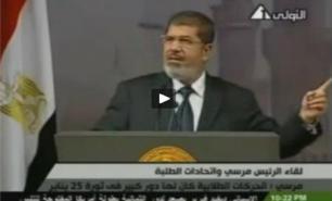 نخستین سخنرانی مرسی پس از همه پرسی