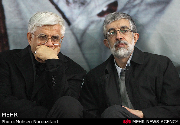 2 کاندیدای احتمالی ریاست جمهوری  از 2 جناح در کنار هم /عکس