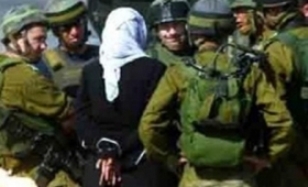بازداشت دختر 21 ساله فلسطینی بدست نظامیان صهیونیست+تصویر