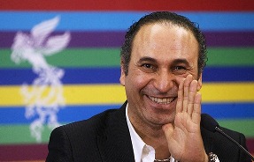حضور "حميد فرخ نژاد" و پسرش در غرفه باشگاه خبرنگاران