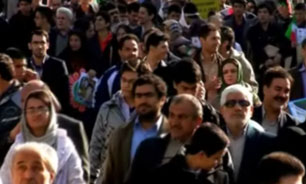 حماسه حضور از میدان امام حسین(ع) تا میدان آزادی + فیلم