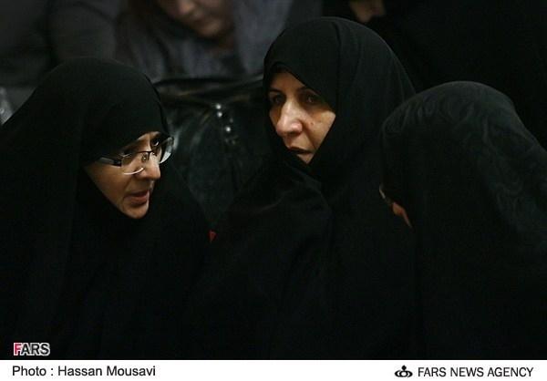 عکس/ همسر و خواهر احمدی‌نژاد