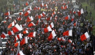 تشديد تدابير امنيتي در بحرين/خاموشی چراغها در اعتراض به رژیم بحرین