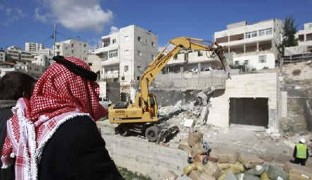 تخریب اردوگاه فلسطینی توسط صهیونیستها