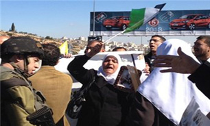 تظاهرات در اعلام همبستگي با زندانيان فلسطيني