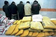 کشف بيش از 350 کيلو ترياک از يک خودروي واژگون شده