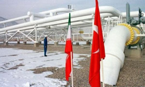 افزايش صادرات گاز ايران به ترکيه