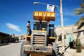 مرحله سوم نصب تصاویر شهدا در شهریار