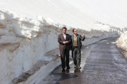 كار باز گشایی راه خلخال به پونل آغاز شد