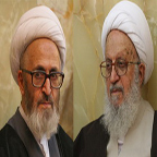 تجلیل از حضرات آیات مکارم شیرازی و سبحانی در همایش مکتب اسلام