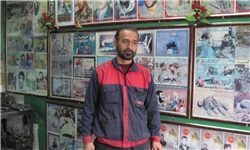 تعمیرکاری که محل کارش موزه شهداست +تصاویر