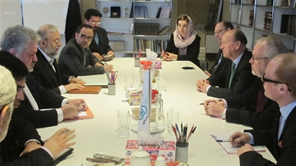 دیدار قائم مقام وزیر خارجه سوئد با جواد لاریجانی