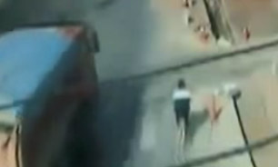 فیلم / تصادف وحشتناک در نقطه کور کامیون