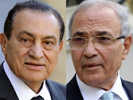 حمايت حسني مبارک از پيروزي احمد شفيق