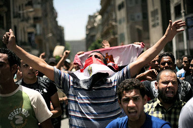 113 زخمي در تظاهرات يك روزه مصر