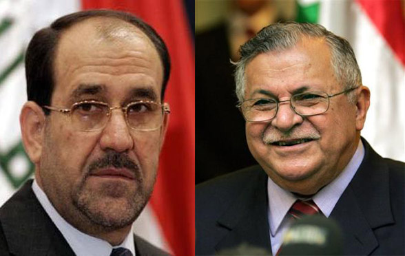 طالبانی طرح برکناری مالکی را تکذيب کرد