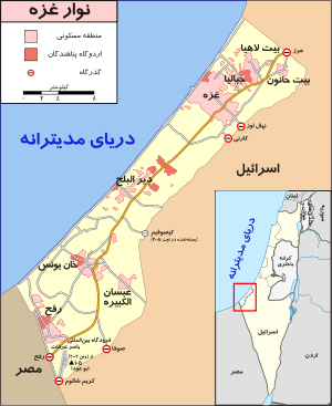 سفر رهبر اخوان المسلمين اردن به غزه