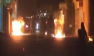 فیلم / درگيري بين جوانان انقلابي و مزدوران آل خليفه