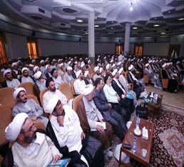 همایش روحانیان کاروانهای حج تمتع امسال از سراسر کشور در مجتمع فرهنگی یاوران مهدی در قم