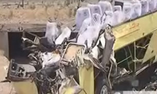 فیلم / حادثه در جاده مشهد