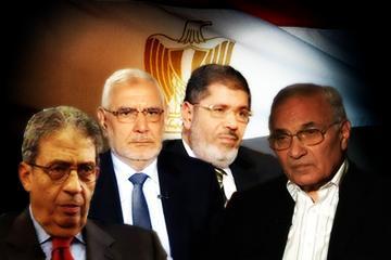 راهیابی محمد مرسي و احمد شفيق به دور دوم