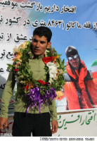 استقبال از کوه‌نورد زنجانی اعزامی به قله ماکالو