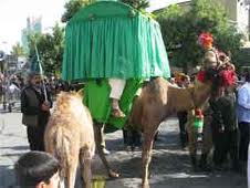 مسير ورود امام رضا (ع ) به نيشابور گلباران شد