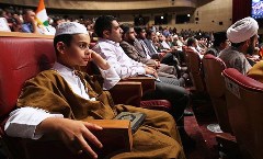 استعداد یابی قاریان نوجوان و خردسال در غرفه کارگاه آموزشی قرآن