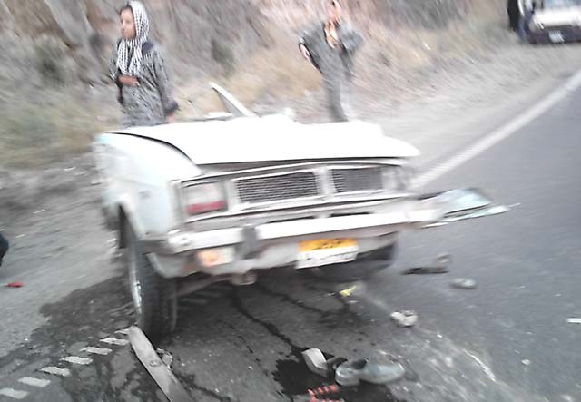 يک کشته در تصادف محورلردگان - خوزستان