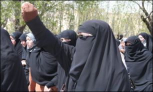 تظاهرات زنان افغان در كابل