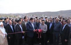 بهره برداری از باند دوم محور رفسنجان - سرچشمه  - خاتون آباد