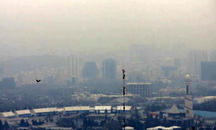 شاخص آلودگي هواي تهران در وضع هشدار
