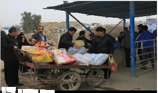 ساماندهی تجارت كوله بری بازارچه پرویزخان
