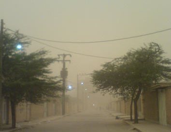 تشدید سرعت باد در سیستان