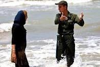 پلیس در دریای مازندران