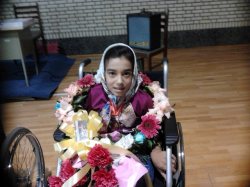 دانش آموز دامغانی در رشته بوچیای معلولان و جانبازان كشور ،سوم شد