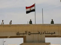 بازديد رئيس جمهور و وزير دفاع مصر از گذرگاه رفح