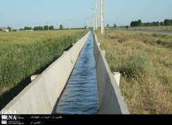 کانالت گذاری 42هزار هكتار از زمین های زراعی در پارس آباد