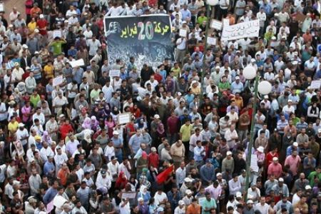 تظاهرات ضد دولتی در مغرب