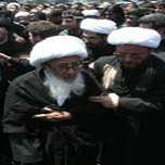 پیاده روی آیت الله وحید خراسانی در سالروز شهادت امیرالمومنین(ع)
